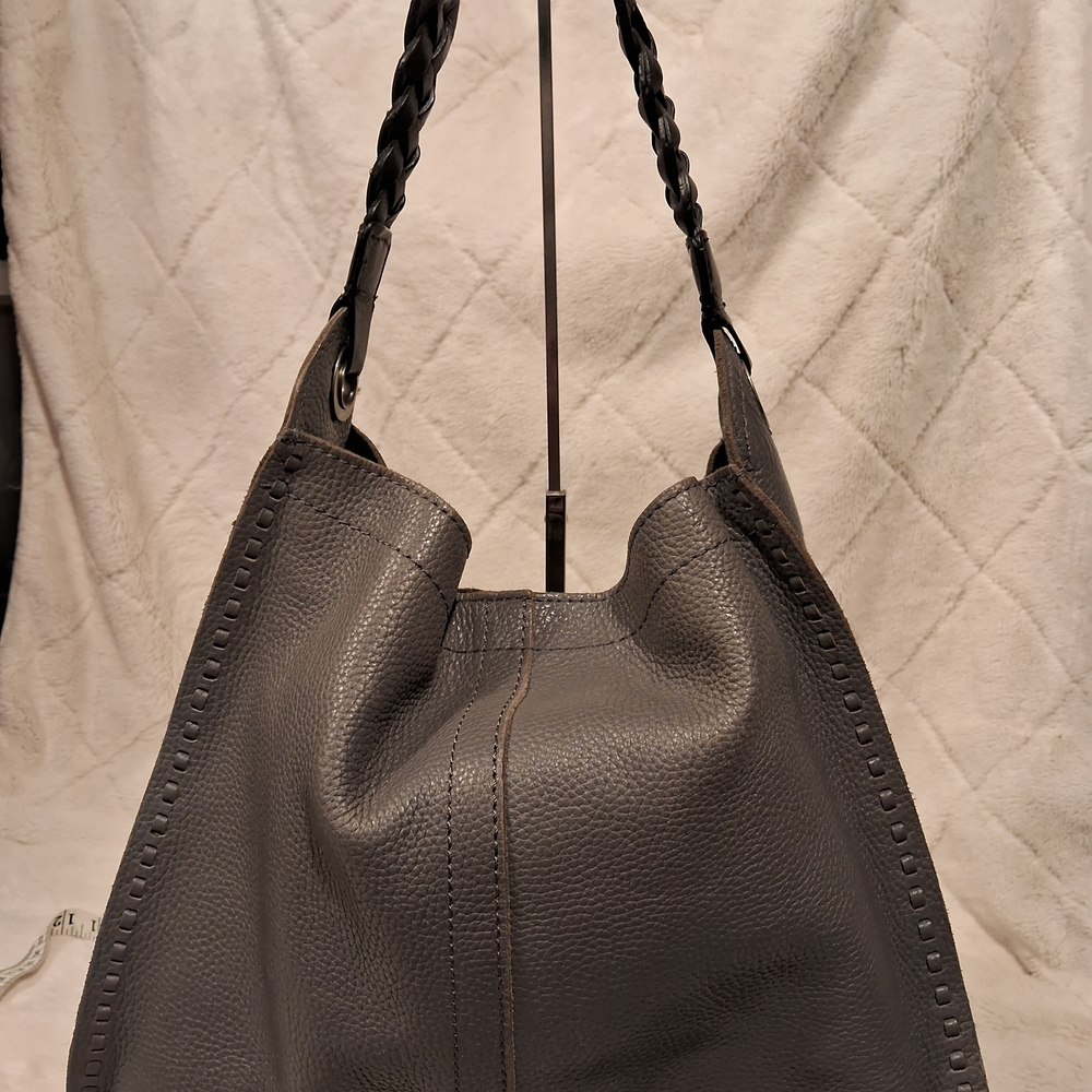 Lucky Brand Charcoal Hobo Bag Mint Condition
